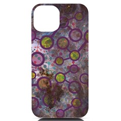 Abstract Molecular Space Art Iphone 14 Black Uv Print Case by ExtraAwesomeSauce
