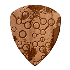 Abstract Molecular Space Art Wood Guitar Pick (set Of 10) by ExtraAwesomeSauce