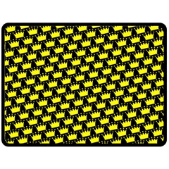 Royalty Inspired Crown Pattern Fleece Blanket (large) by ExtraAwesomeSauce