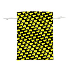 Royalty Inspired Crown Pattern Lightweight Drawstring Pouch (l) by ExtraAwesomeSauce