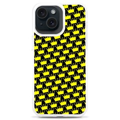 Royalty Inspired Crown Pattern Iphone 15 Plus Tpu Uv Print Case by ExtraAwesomeSauce
