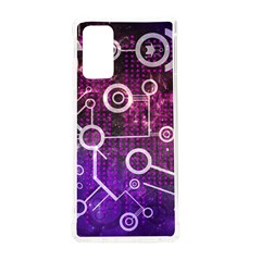 Cosmic Network Geometric Art Samsung Galaxy Note 20 Tpu Uv Case by ExtraAwesomeSauce