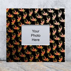 Regal Eagle Pattern White Wall Photo Frame 5  X 7  by ExtraAwesomeSauce