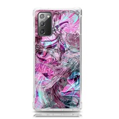  Blend On Pink Samsung Galaxy Note 20 Tpu Uv Case by kaleidomarblingart
