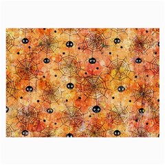 Spooky Spider Pattern, Adoxali, Halloween Large Glasses Cloth by kyorashop23