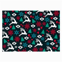 Holiday Season Pattern Large Glasses Cloth by kyorashop23