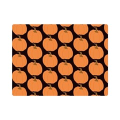 Black And Orange Pumpkin Premium Plush Fleece Blanket (mini) by ConteMonfrey