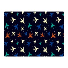 Blue Sky Airplanes Planes Two Sides Premium Plush Fleece Blanket (mini) by ConteMonfrey