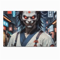 Demon Samurai Postcard 4 x 6  (pkg Of 10) by AwesomeSauce