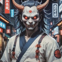Demon Samurai Play Mat (rectangle) by AwesomeSauce