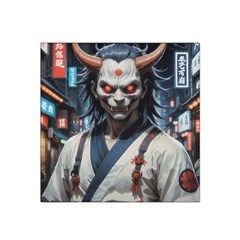 Demon Samurai Satin Bandana Scarf 22  X 22  by AwesomeSauce