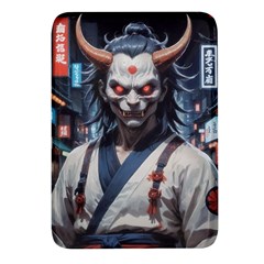 Demon Samurai Rectangular Glass Fridge Magnet (4 Pack) by AwesomeSauce