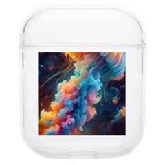 Cosmic Jellyfish Artwork Soft Tpu Airpods 1/2 Case by ExtraAwesomeSauce