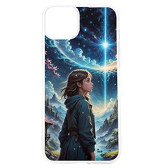 Enchanting Fantasy Night Sky Scene Iphone 15 Tpu Uv Print Case by ExtraAwesomeSauce