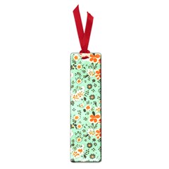 Retro 1960s Flowers Pattern 3 Small Book Marks by violetheavensky