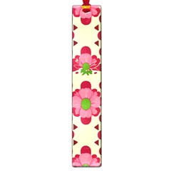 Retro 1960s Flowers Pattern 4 Large Book Marks by violetheavensky