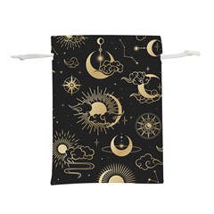 Asian Seamless Pattern With Clouds Moon Sun Stars Vector Collection Oriental Chinese Japanese Korean Lightweight Drawstring Pouch (s) by Grandong