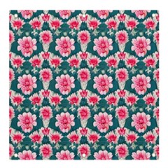 Retro 1880s Flowers Pattern 22 Banner And Sign 4  X 4  by violetheavensky