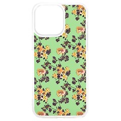 Retro 1880s Flowers Pattern 24 Iphone 15 Pro Max Tpu Uv Print Case by violetheavensky