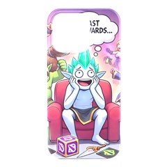 Huiok Iphone 16 Pro Black Uv Print Pc Hardshell Case by SkinsForTeens