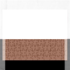 Mocha Mousse Hex Code #a47864 Rectangular Jigsaw Puzzl by dressshop