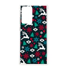 Holiday Season Pattern December Happy Holidays Merry Christmas Winter Family Festive New Year Samsung Galaxy Note 20 Ultra Tpu Uv Case by Maspions