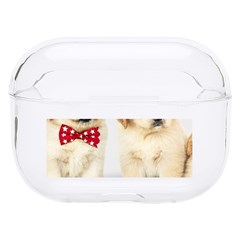 Christmas Puppies, Santa, Craciun, Christmas, Funny, Hat, Puppy, Red Hard Pc Airpods Pro Case by kyorashop23