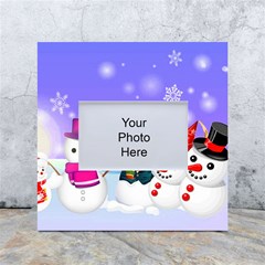 Let s Have Fun With Snowmen White Box Photo Frame 4  X 6  by kyorashop23