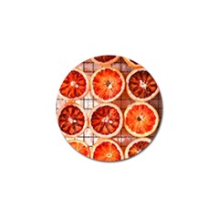Peorange, Fruit, Citrus Golf Ball Marker (4 Pack) by kyorashop23