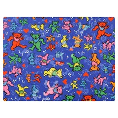 Grateful Dead Dancing Bears Pattern Premium Plush Fleece Blanket (extra Small) by Salmanaz77