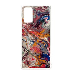 Abstract Flames Samsung Galaxy Note 20 Tpu Uv Case by kaleidomarblingart