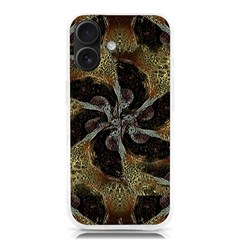 Abstract Ornate Organic Texture Design Print Iphone 16 Tpu Uv Print Case by dflcprintsclothing