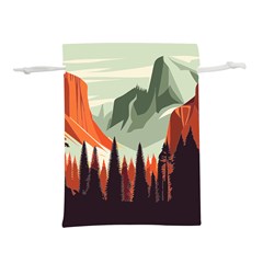 Mountains Lightweight Drawstring Pouch (l) by Salmanaz77