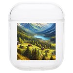 Forest Landscape Nature Trees Soft TPU AirPods 1/2 Case Front