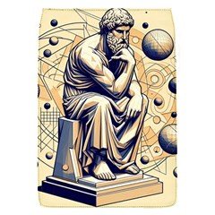 Thinker Sculpture Design Geometric Removable Flap Cover (s) by Salmanaz77