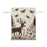 Artwork Graffiti Painting Creative Lightweight Drawstring Pouch (L) Front