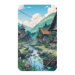 Village Nature Winter Landscape Memory Card Reader (rectangular) by Salmanaz77