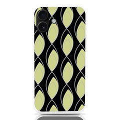 Brown Minimalist Leaves Iphone 16 Plus Tpu Uv Print Case by ConteMonfrey