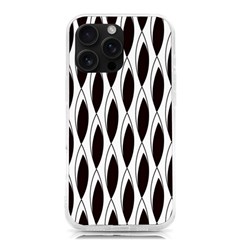 Black Minimalist Leaves Iphone 16 Pro Max Tpu Uv Print Case by ConteMonfrey