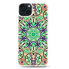 Cold Colors Mandala   Iphone 15 Tpu Uv Print Case by ConteMonfrey