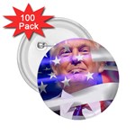 Donald Trump Flag 2.25  Buttons (100 pack)  Front
