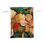  Floral Design 03 Lightweight Drawstring Pouch (S) Back