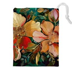  Floral Design 03 Drawstring Pouch (4xl) by myclothy