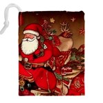 Christmas Art Drawstring Pouch (4XL) Back