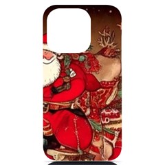 Christmas Art Iphone 14 Pro Black Uv Print Pc Hardshell Case by myclothy