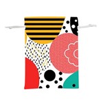 Geometric Design 07 Lightweight Drawstring Pouch (S) Back