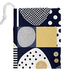 Geometric Design 10 Drawstring Pouch (4XL) Back