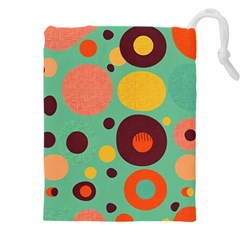 Geometric Design 11 Drawstring Pouch (4xl) by myclothy