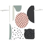 Geometric Design 12 Lightweight Drawstring Pouch (XL) Front