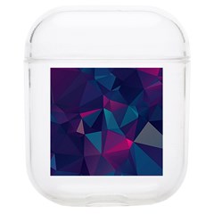 Turquoise Abstract Black Galaxy Pattern Turquoise Soft Tpu Airpods 1/2 Case by Bedest